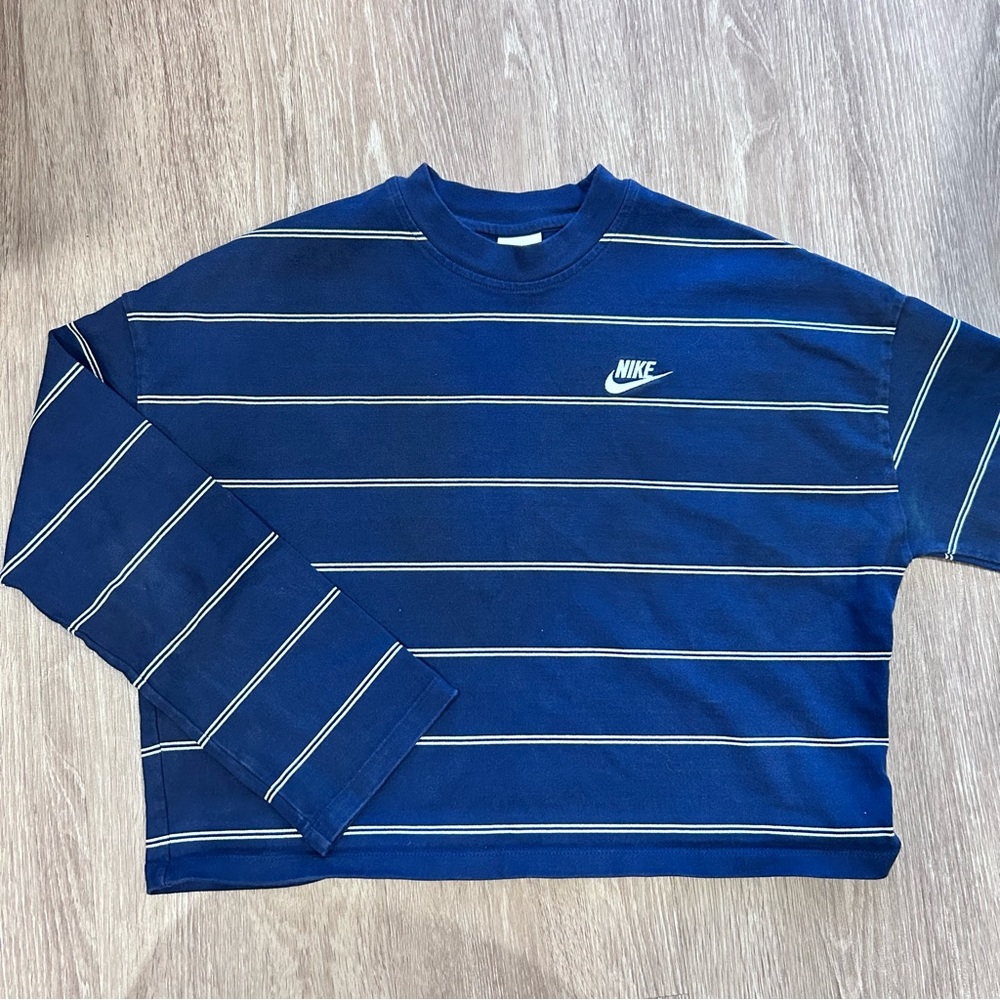 Nike Boxy Striped Long Sleeve Shirt